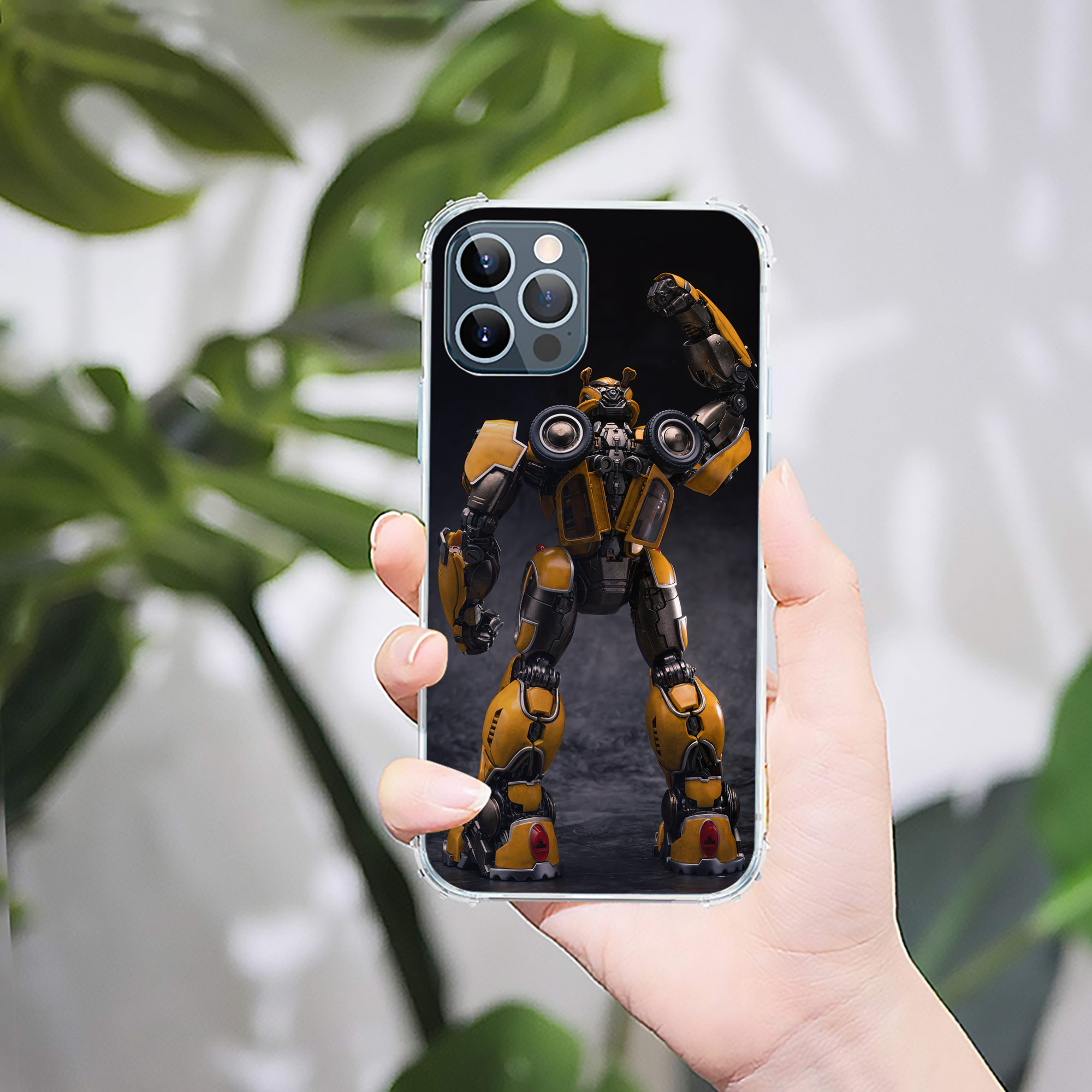 （画像用） Transformers トランスフォーマー 【iPhone 12シリーズ対応】透明スマホケース（クリアソフトケース）
